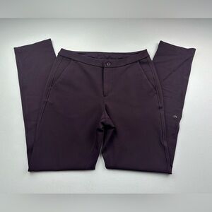 Lululemon Trouser Panst Womens 4 Plum Purple Ankle Tapered Classic Work Office